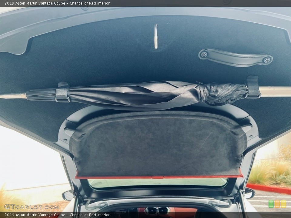 Chancellor Red Interior Trunk for the 2019 Aston Martin Vantage Coupe #146647802