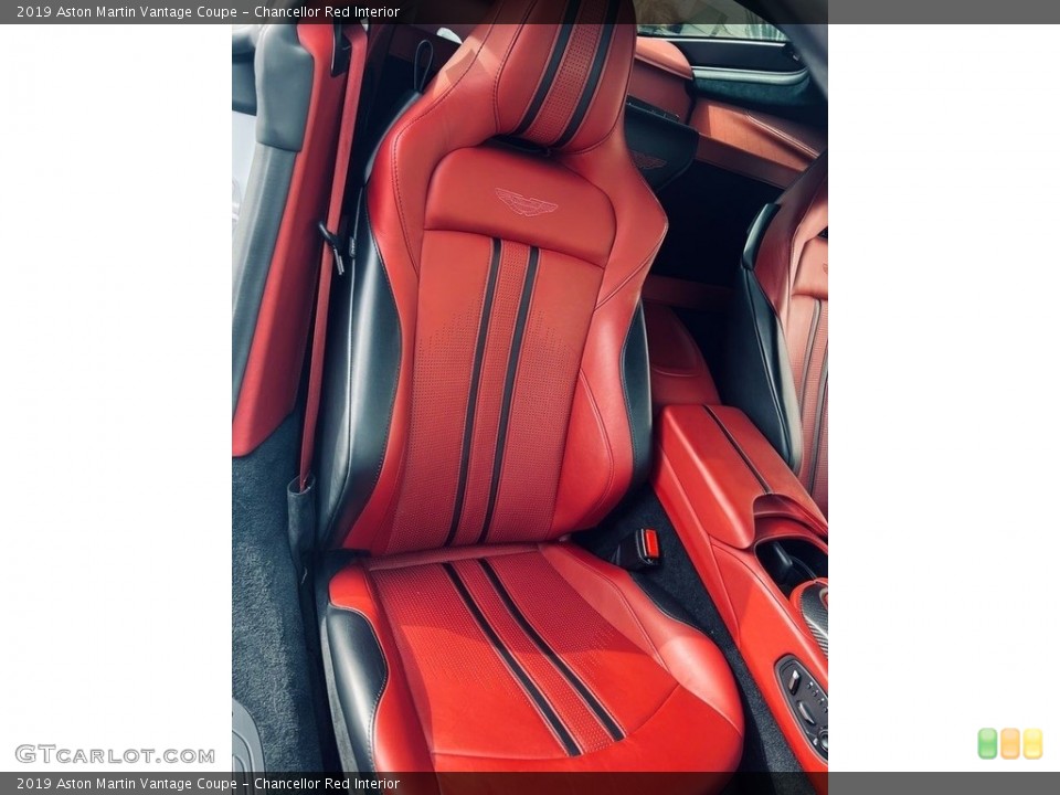Chancellor Red Interior Front Seat for the 2019 Aston Martin Vantage Coupe #146647832