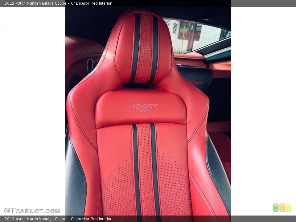 Chancellor Red Interior Front Seat for the 2019 Aston Martin Vantage Coupe #146647841