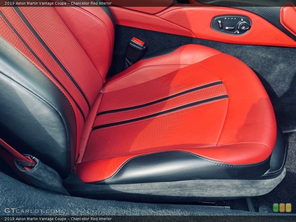 Chancellor Red Interior Front Seat for the 2019 Aston Martin Vantage Coupe #146647850