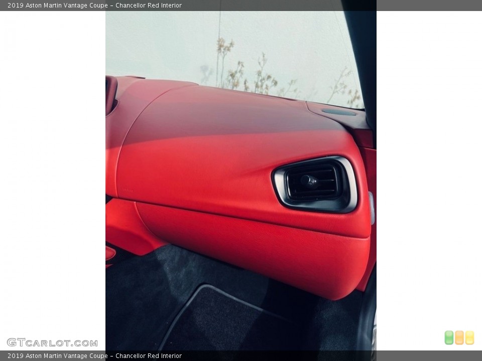 Chancellor Red Interior Dashboard for the 2019 Aston Martin Vantage Coupe #146647923
