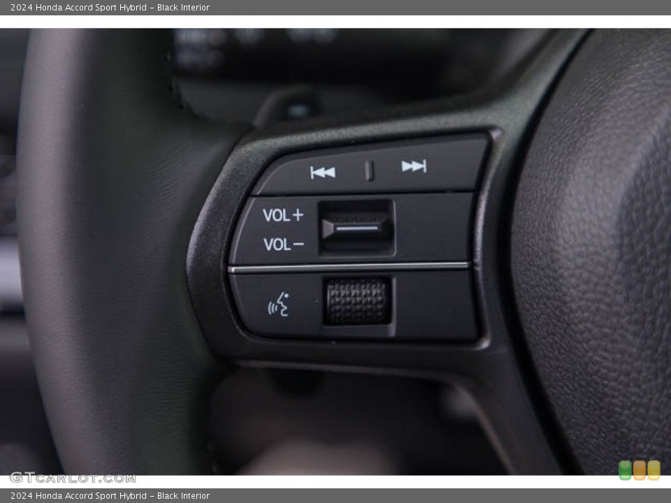 Black Interior Steering Wheel for the 2024 Honda Accord Sport Hybrid #146648025