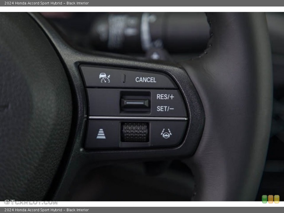 Black Interior Steering Wheel for the 2024 Honda Accord Sport Hybrid #146648033