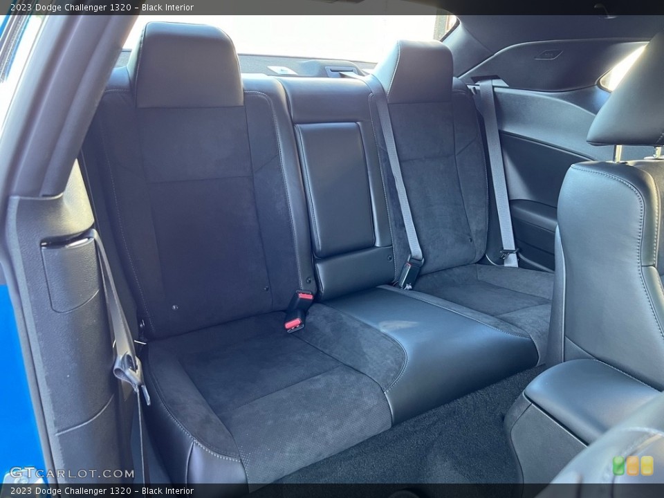 Black Interior Rear Seat for the 2023 Dodge Challenger 1320 #146648087