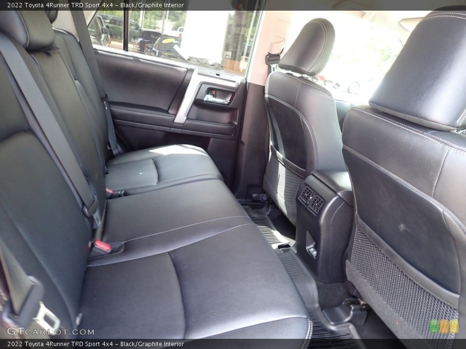 Black/Graphite Interior Rear Seat for the 2022 Toyota 4Runner TRD Sport 4x4 #146648171