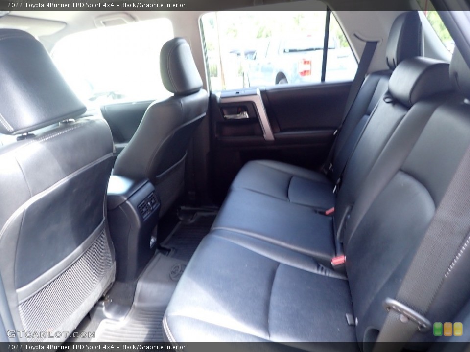 Black/Graphite Interior Rear Seat for the 2022 Toyota 4Runner TRD Sport 4x4 #146648201