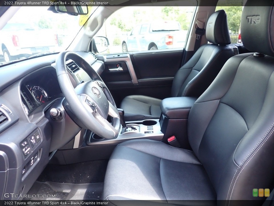 Black/Graphite Interior Photo for the 2022 Toyota 4Runner TRD Sport 4x4 #146648210