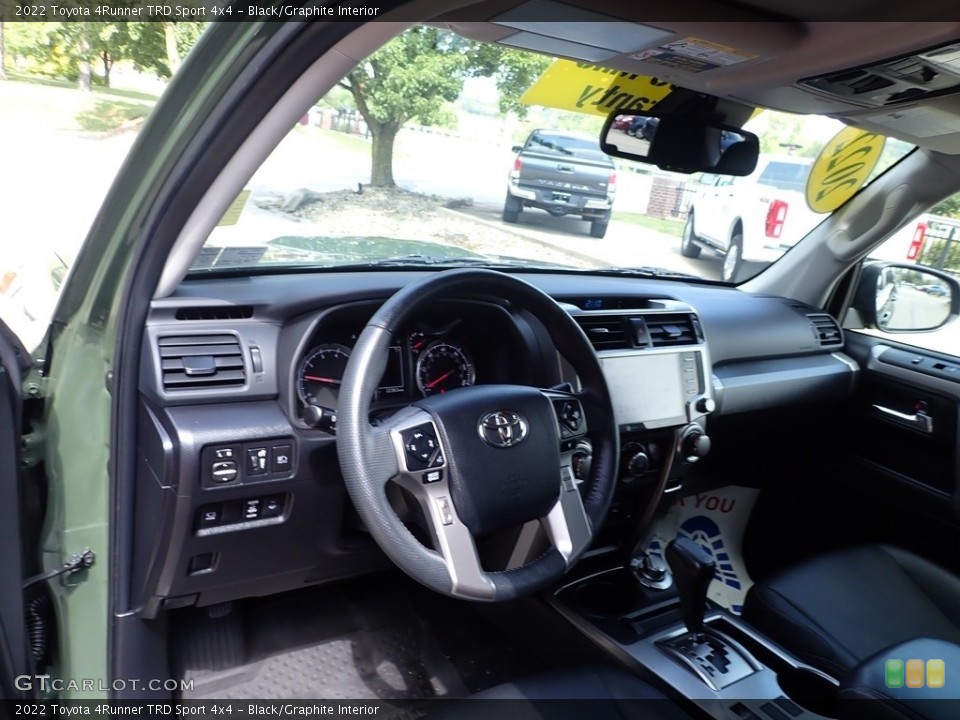 Black/Graphite Interior Dashboard for the 2022 Toyota 4Runner TRD Sport 4x4 #146648224