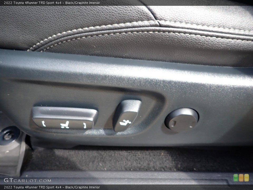 Black/Graphite Interior Front Seat for the 2022 Toyota 4Runner TRD Sport 4x4 #146648249