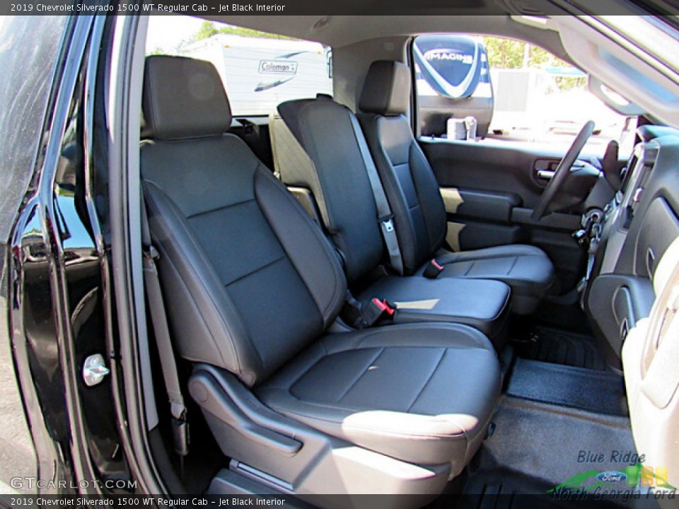 Jet Black Interior Front Seat for the 2019 Chevrolet Silverado 1500 WT Regular Cab #146648669