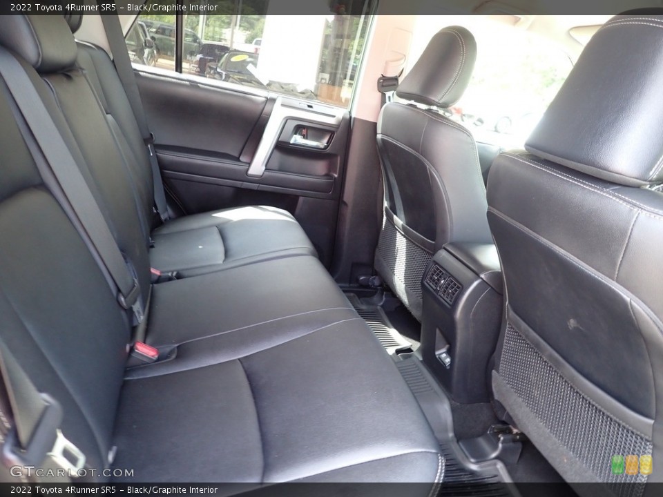Black/Graphite Interior Rear Seat for the 2022 Toyota 4Runner SR5 #146649348