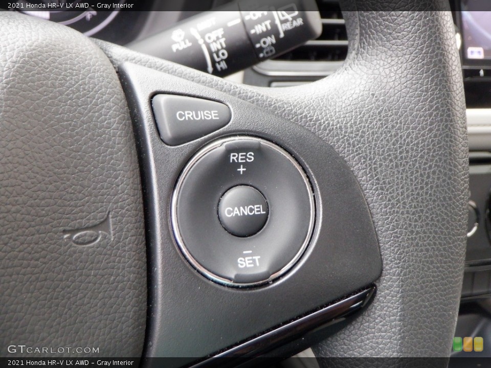 Gray Interior Steering Wheel for the 2021 Honda HR-V LX AWD #146650302