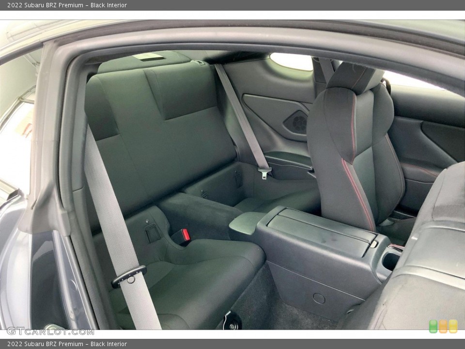 Black Interior Rear Seat for the 2022 Subaru BRZ Premium #146650359