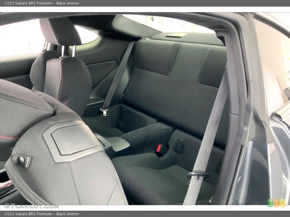 Black Interior Rear Seat for the 2022 Subaru BRZ Premium #146650374