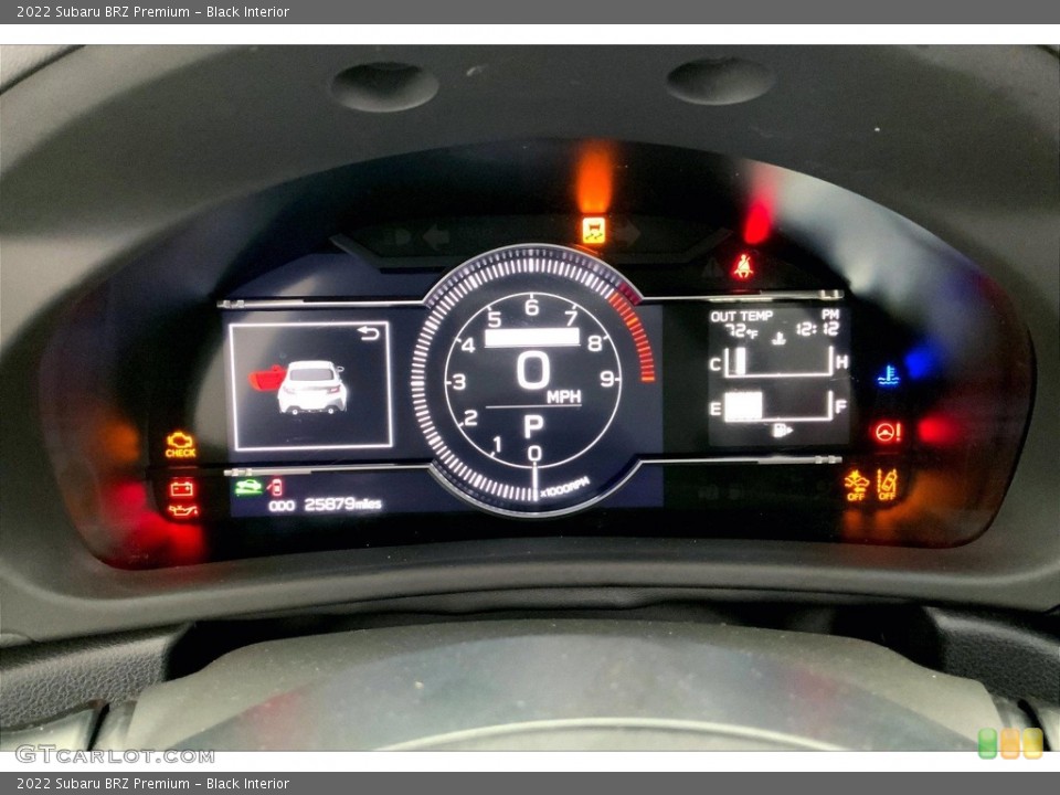 Black Interior Gauges for the 2022 Subaru BRZ Premium #146650431
