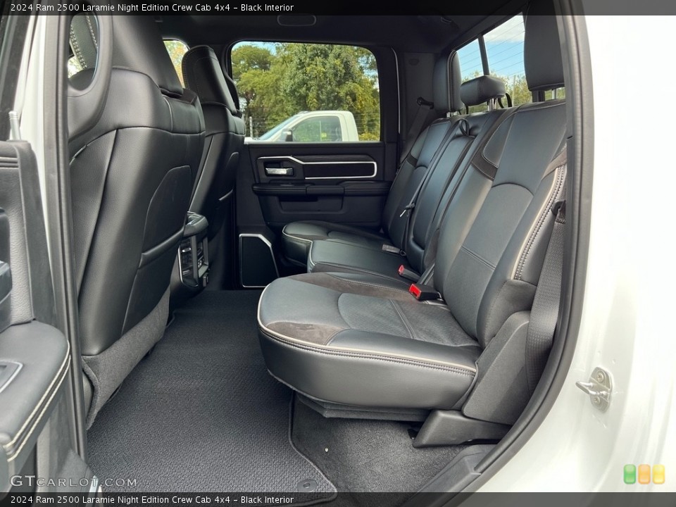 Black Interior Rear Seat for the 2024 Ram 2500 Laramie Night Edition Crew Cab 4x4 #146650956