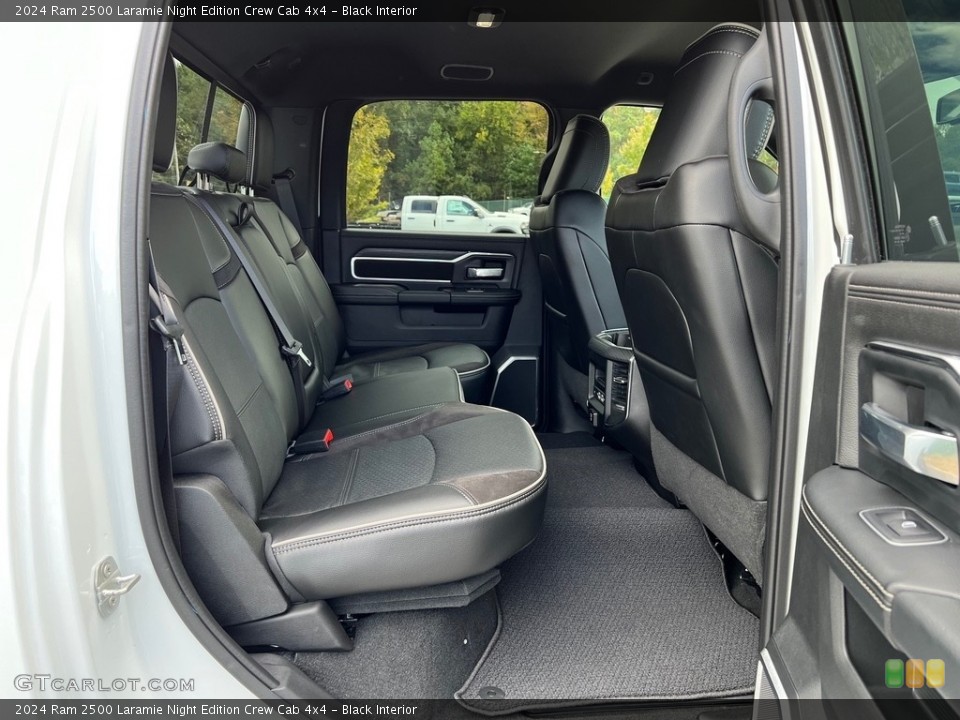 Black Interior Rear Seat for the 2024 Ram 2500 Laramie Night Edition Crew Cab 4x4 #146650998