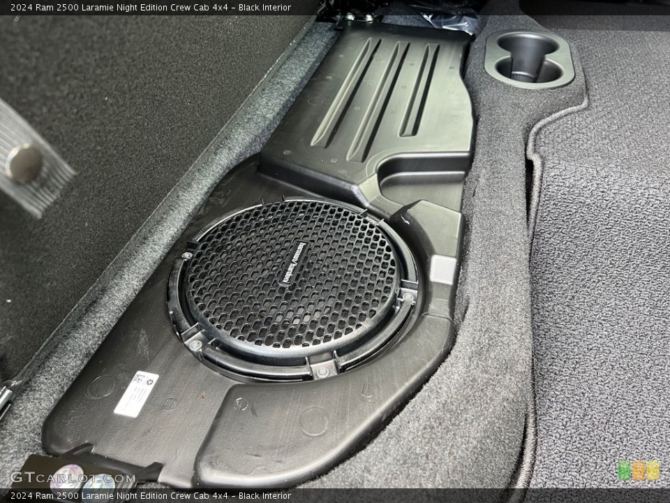Black Interior Rear Seat for the 2024 Ram 2500 Laramie Night Edition Crew Cab 4x4 #146651025