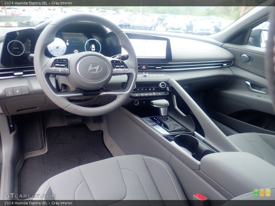 Gray Interior Front Seat for the 2024 Hyundai Elantra SEL #146651142