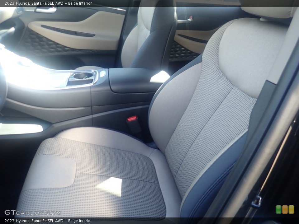 Beige 2023 Hyundai Santa Fe Interiors