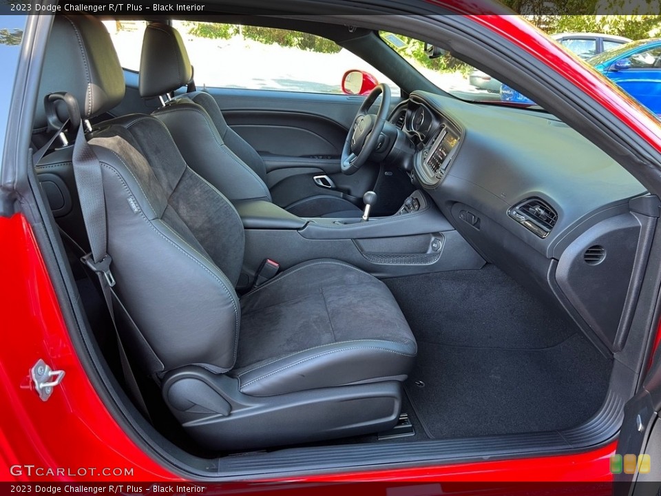 Black Interior Front Seat for the 2023 Dodge Challenger R/T Plus #146651547