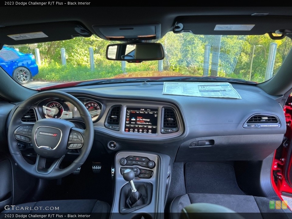 Black Interior Dashboard for the 2023 Dodge Challenger R/T Plus #146651562