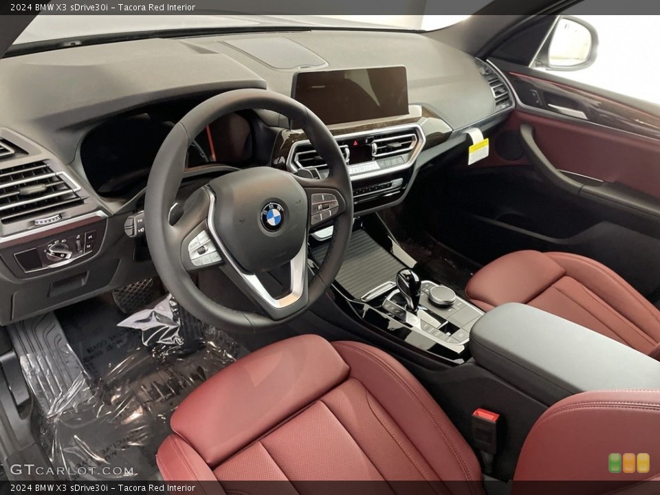 Tacora Red Interior Photo for the 2024 BMW X3 sDrive30i #146652910