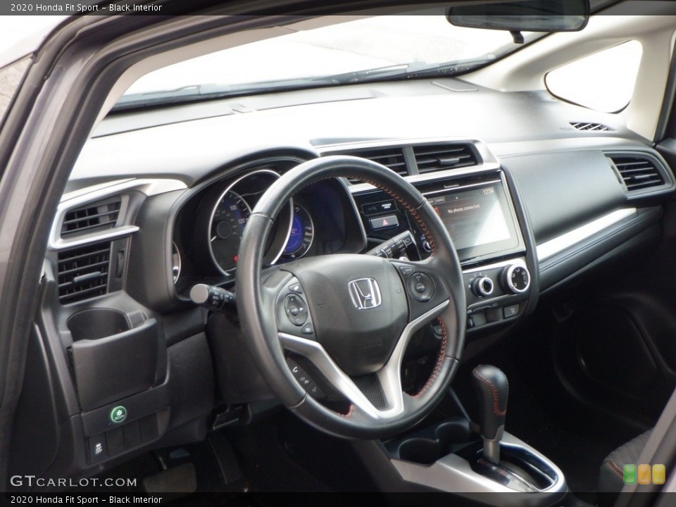 Black Interior Dashboard for the 2020 Honda Fit Sport #146653062