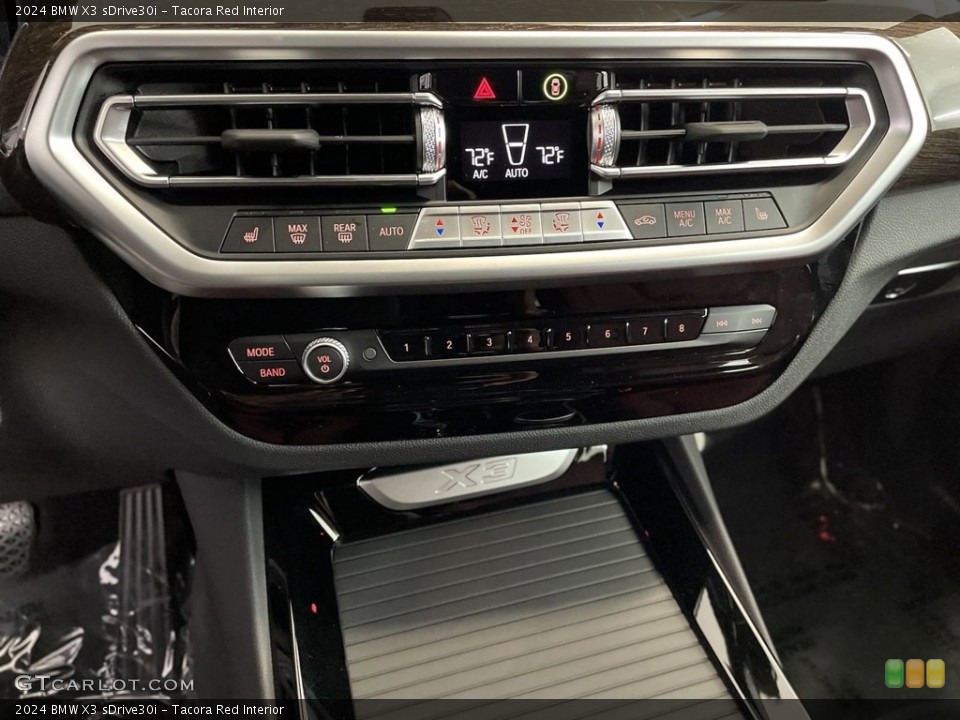 Tacora Red Interior Controls for the 2024 BMW X3 sDrive30i #146653122
