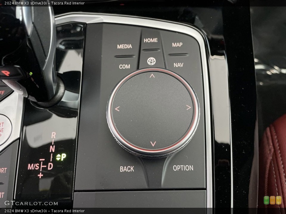 Tacora Red Interior Controls for the 2024 BMW X3 sDrive30i #146653191