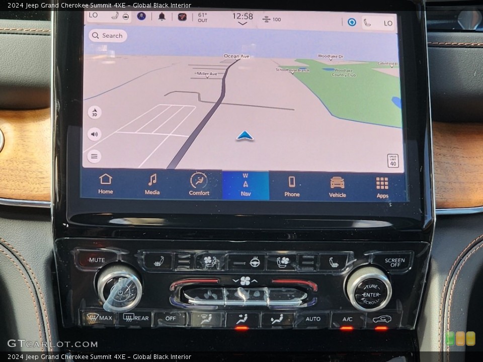 Global Black Interior Navigation for the 2024 Jeep Grand Cherokee Summit 4XE #146653489