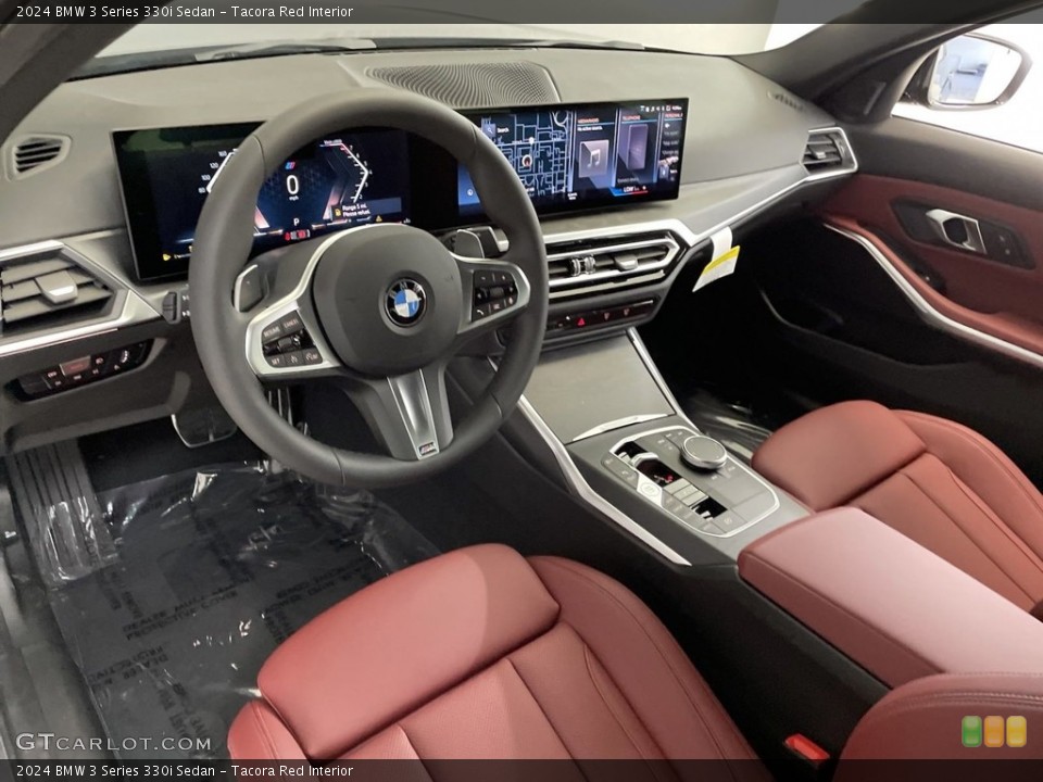Tacora Red Interior Photo for the 2024 BMW 3 Series 330i Sedan #146653577