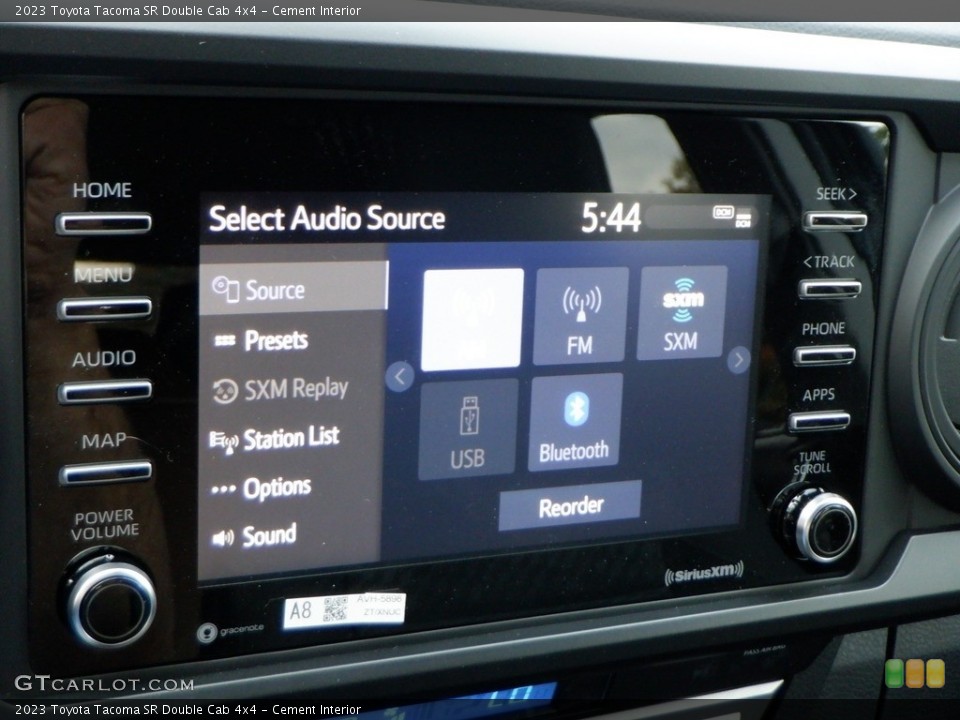 Cement Interior Controls for the 2023 Toyota Tacoma SR Double Cab 4x4 #146653847