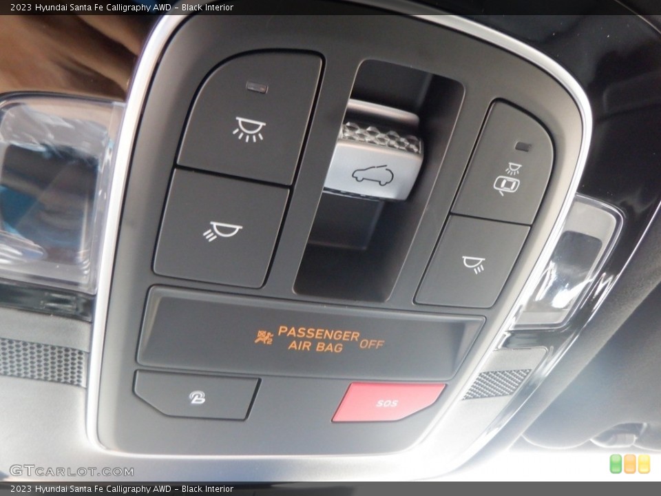 Black Interior Controls for the 2023 Hyundai Santa Fe Calligraphy AWD #146654432