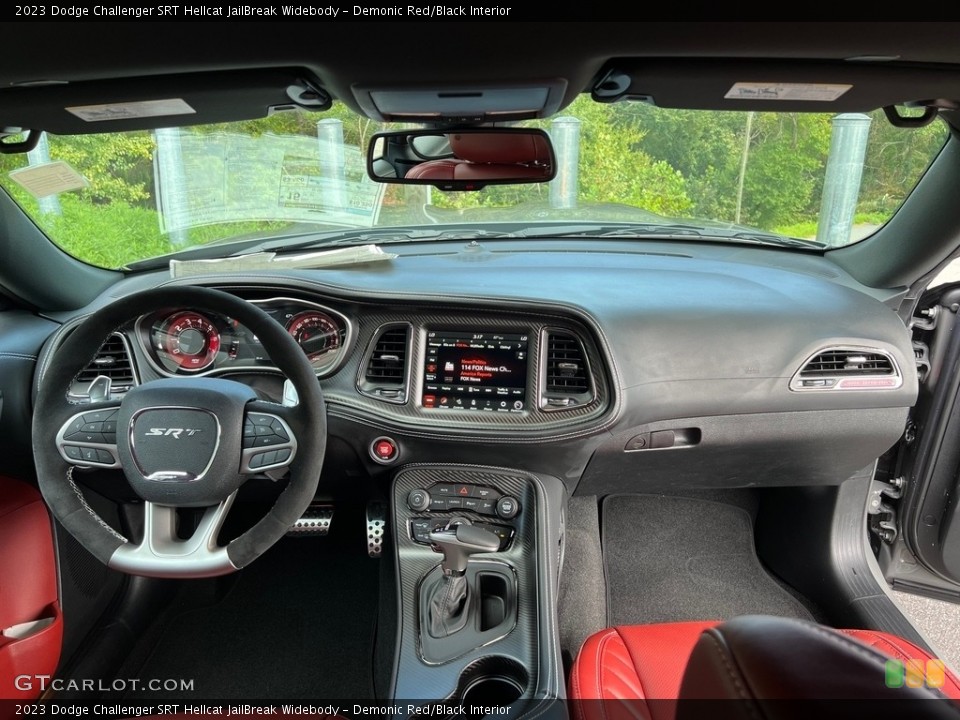 Demonic Red/Black Interior Dashboard for the 2023 Dodge Challenger SRT Hellcat JailBreak Widebody #146654673