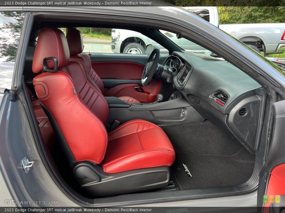Demonic Red/Black Interior Front Seat for the 2023 Dodge Challenger SRT Hellcat JailBreak Widebody #146654787