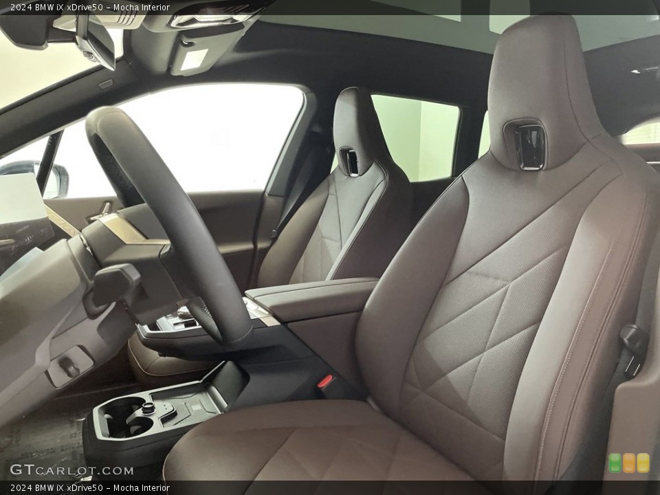 Mocha 2024 BMW iX Interiors