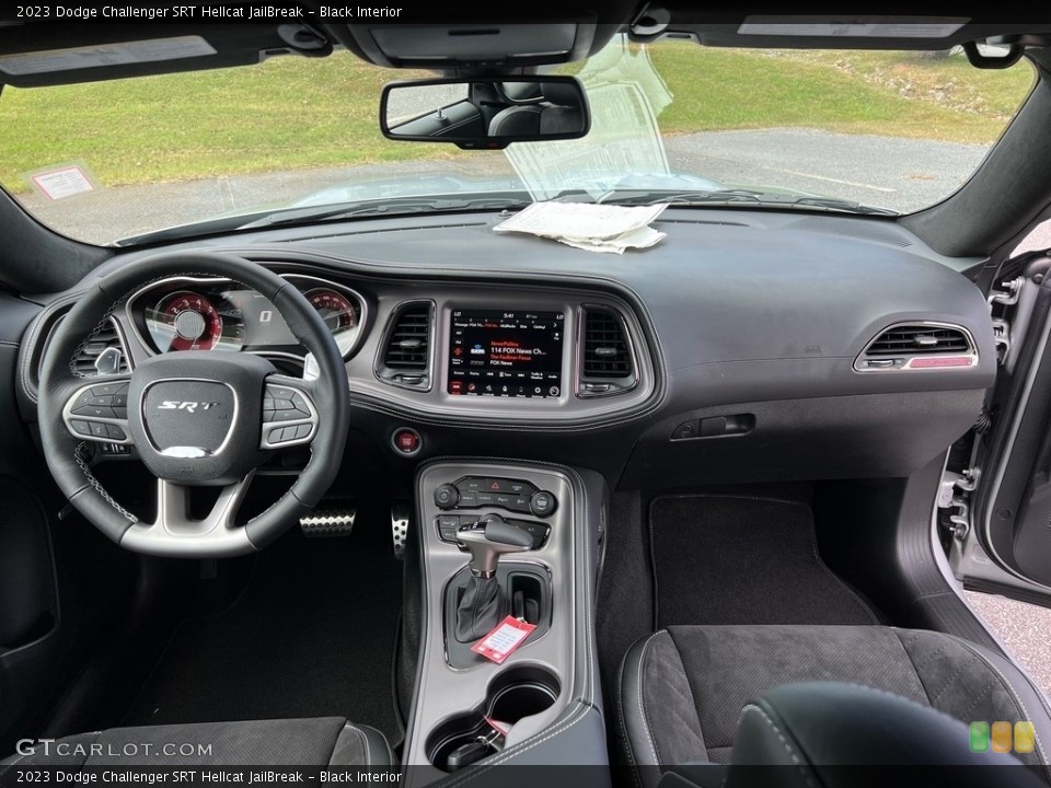 Black Interior Dashboard for the 2023 Dodge Challenger SRT Hellcat JailBreak #146655415