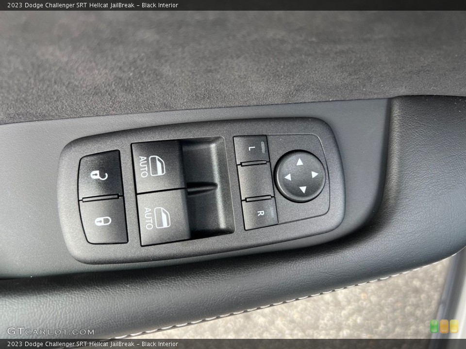 Black Interior Controls for the 2023 Dodge Challenger SRT Hellcat JailBreak #146655462