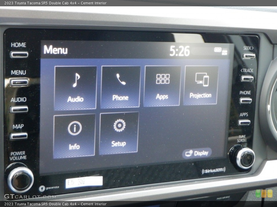 Cement Interior Controls for the 2023 Toyota Tacoma SR5 Double Cab 4x4 #146655482