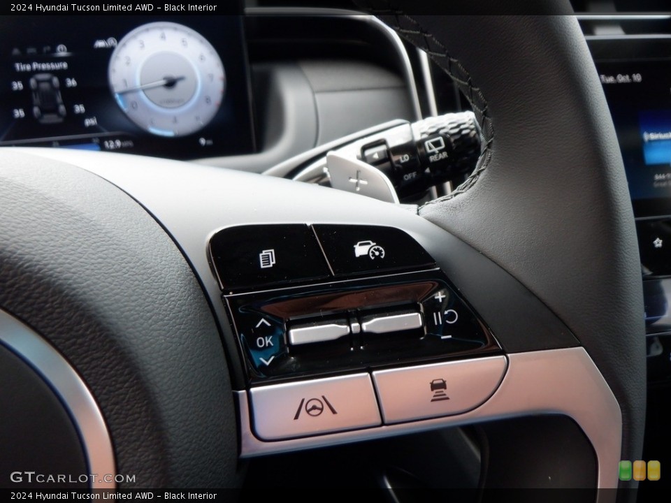 Black Interior Steering Wheel for the 2024 Hyundai Tucson Limited AWD #146655483