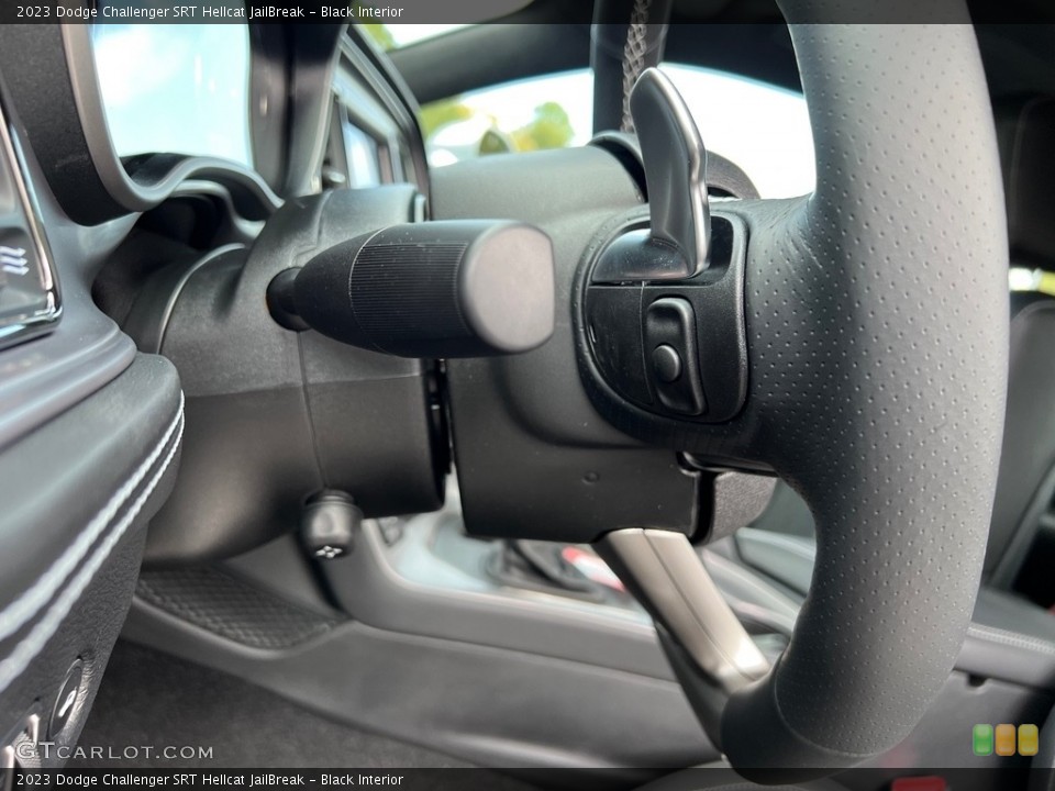 Black Interior Controls for the 2023 Dodge Challenger SRT Hellcat JailBreak #146655484