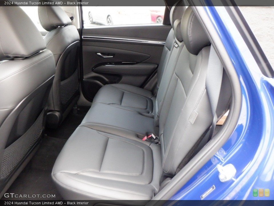 Black Interior Rear Seat for the 2024 Hyundai Tucson Limited AWD #146655507