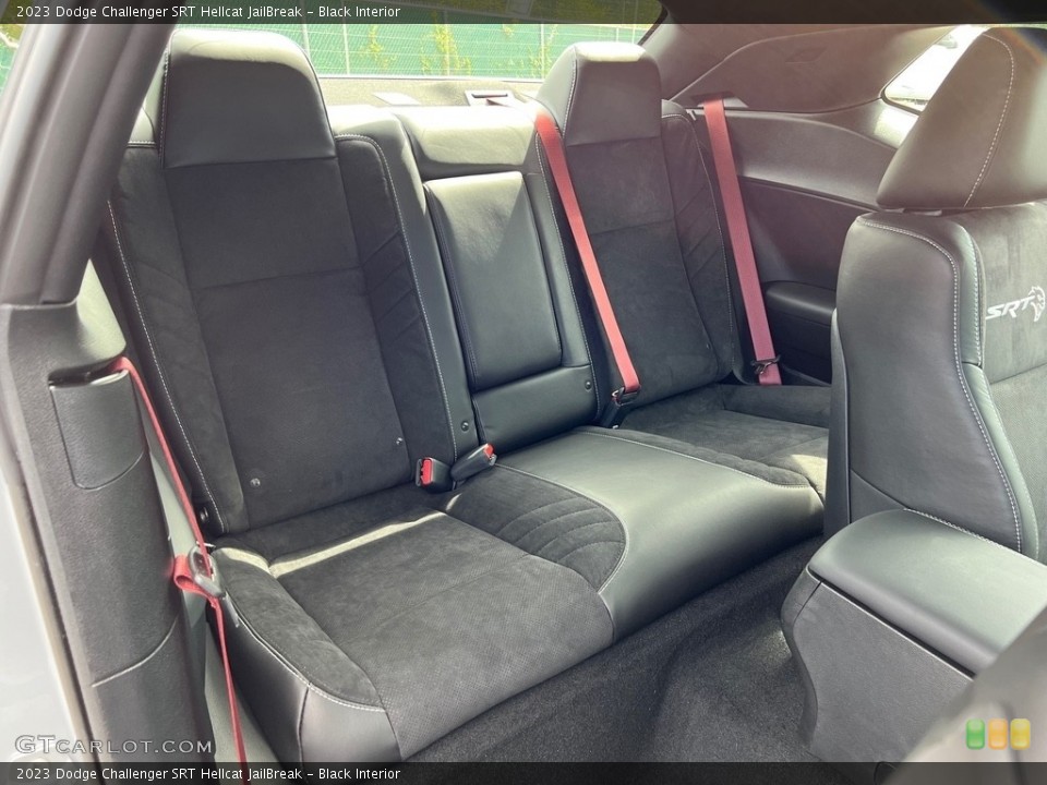 Black Interior Rear Seat for the 2023 Dodge Challenger SRT Hellcat JailBreak #146655532