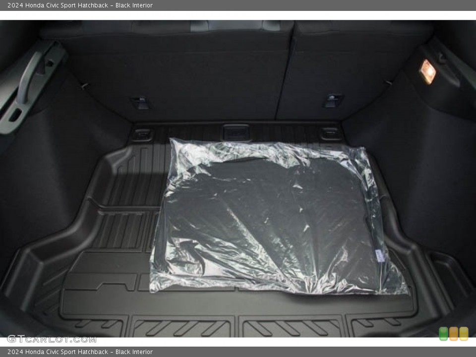 Black Interior Trunk for the 2024 Honda Civic Sport Hatchback #146656202