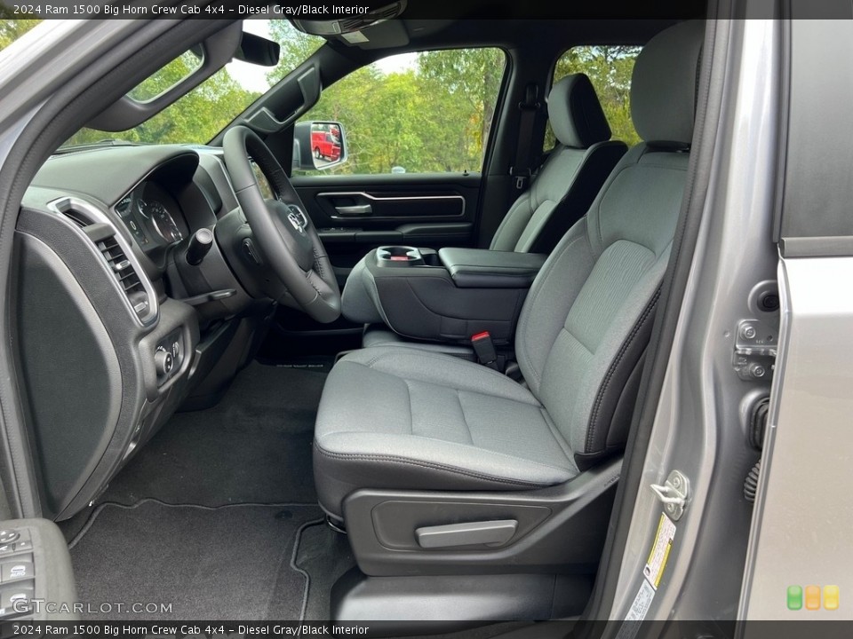 Diesel Gray/Black Interior Photo for the 2024 Ram 1500 Big Horn Crew Cab 4x4 #146657056