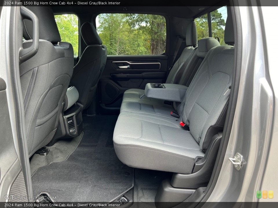 Diesel Gray/Black Interior Rear Seat for the 2024 Ram 1500 Big Horn Crew Cab 4x4 #146657130