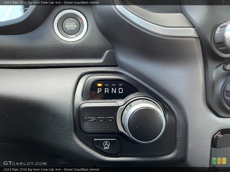 Diesel Gray/Black Interior Transmission for the 2024 Ram 1500 Big Horn Crew Cab 4x4 #146657277