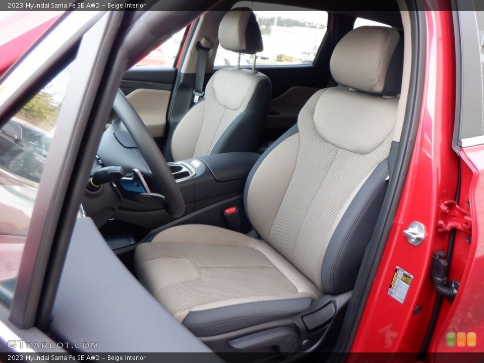 Beige Interior Photo for the 2023 Hyundai Santa Fe SE AWD #146657540