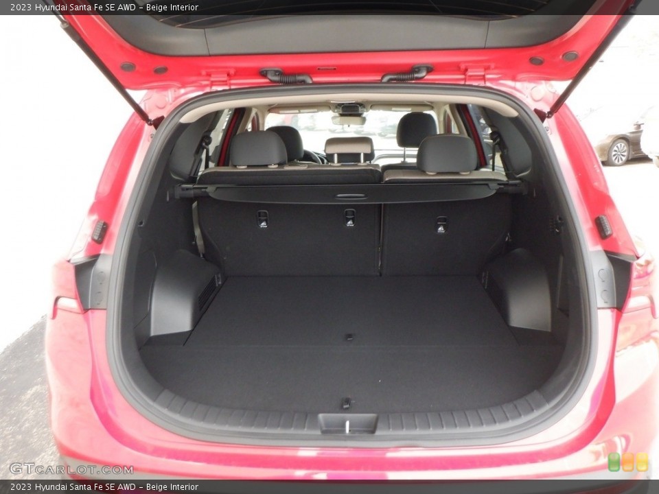 Beige Interior Trunk for the 2023 Hyundai Santa Fe SE AWD #146657808